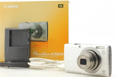 [ Top Mint ] Canon PowerShot A2300 16.0MP 5X Digital Camera Silver From JAPAN - Image 1 of 4