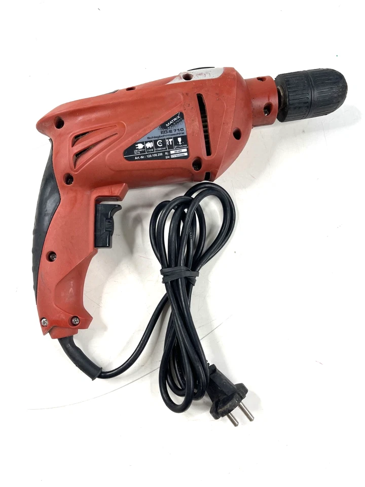 Schlagbohrmaschine ED-E 710 von Matrix Farbe rot orange 710 Watt - Image 1 of 4