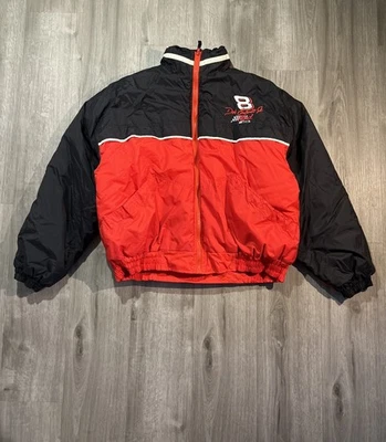Vintage Competitors View Red Dale Ernhardt #8 Polyester Puffer Jacket Coat Sz XL - Image 1 of 4