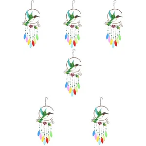 6 Pcs Handicraft Wind Chime Pendant Outdoor Hanging Decor - Picture 1 of 12