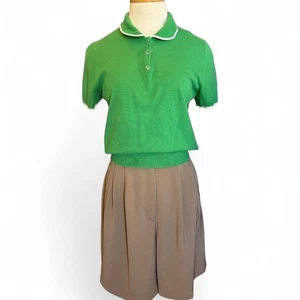 Top Flite by Spalding lange plissierte Golfhose Shorts Gr. 27 cool taupe adrett - Bild 1 von 10