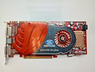 Sapphire Radeon HD 4850 512MB ATI 102-B50102(B) GDDR3 PCI-E Dual DVI-I/TVO USED - Image 1 of 4