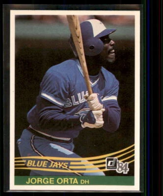 1984 Donruss Jorge Orta #317 Toronto Blue Jays - Image 1 of 2