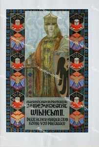 Germania Kaiser Wilhelm II Krone Schwert Preußen Deutsches Reich Hohenzollern - Picture 1 of 1