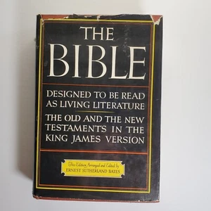 The Bible Designed to be Read as Living Literature 1936 Ernest Sutherland Bates - Imagen 1 de 7