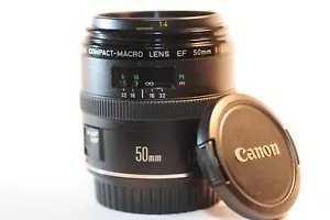 Canon EF 50mm f/2.5 Compact MACRO PRIME FX lens for EOS Elan T8 T7 90D 80D 5D 6D - Picture 1 of 8