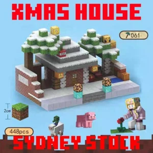 Minecraft Magnetic Building Blocks - Xmas House 448pcs (T061) STEM - Picture 1 of 10