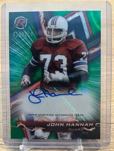 2024 Topps Composite John Hannah Green Auto #'d /175 Patriots HOF Autograph - Picture 1 of 2