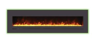 Sierra Flame Electric Fireplace with Surround, 72in. - Picture 1 of 4