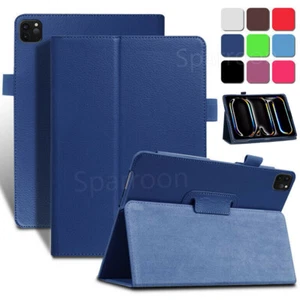 Smart Case For Apple iPad Pro Air 13" & 11" 2024 Tablet Flip Leather Stand Cover - Picture 1 of 66