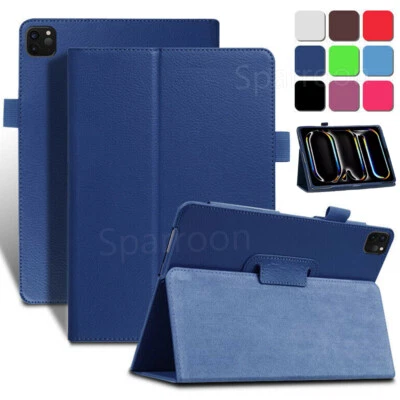 Smart Case For Apple iPad Pro Air 13" & 11" 2024 Tablet Flip Leather Stand Cover - Image 1 of 4