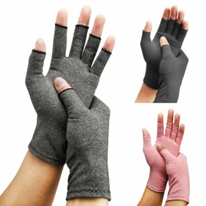 Compression Arthritis Gloves Arthritic Joint Pain Relief Hand Mittens  Great - Picture 1 of 11