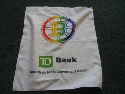2022/03  Boston  Bruins  (SGA)   Hockey Is For Everone    Pride Night   Towel Cover