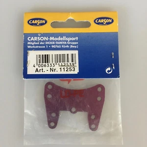 Ersatzteil Alu Dämpferbrücke vorne CS-4 Chassis Stoßdämpferbrücke Carson 11253 8 - Bild 1 von 1