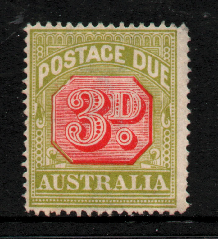 MNH 3d  " POSTAGE DUE - 3rd WMK CROWN OVER A  " AUSTRALIA - Image 1 of 2