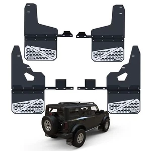 4PCS Front & Rear Mud Flaps Splash Guards For 2021-2024 Ford Bronco 2/4 Door NEW - Bild 1 von 10