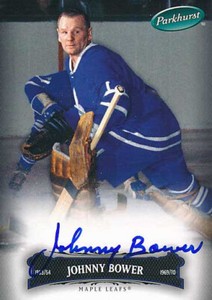 2006-07 Parkhurst AUTOGRAPHS #21 JOHNNY BOWER - Toronto Maple Leafs