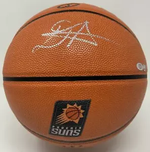 DEANDRE AYTON Autographed Phoenix Suns Logo Basketball GDL LE 50/50 - Picture 1 of 3