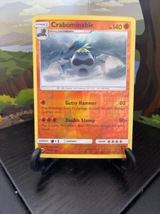 Crabominable 74/147 - Burning Shadows - Rare - Reverse Holo - Pokemon Card - LP - Picture 1 of 3