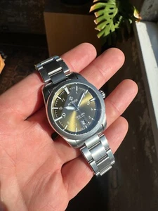 Monta Triumph Sunburst Olive Green Dial Box & Card - Picture 1 of 9