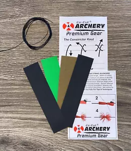 Bow String CAT WHISKER SILENCERS + 60" TYING THREAD Archery VIBRATION REDUCING - Picture 1 of 28