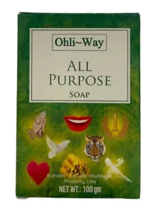 Sapone per tutti gli usi bagno Santeria rituali spirituali Ohli ~ via 3,5 oz - Foto 1 di 3
