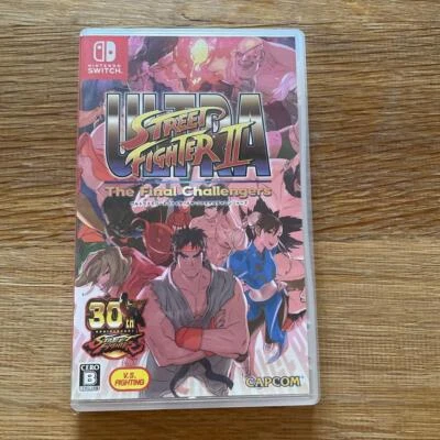 Ultra Street Fighter II The Final Challenger's Nintendo Switch with Case Japan 7 - Image 1 of 3