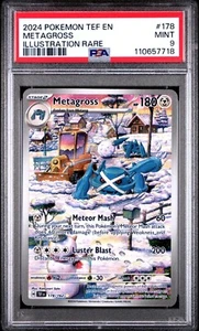 Metagross 178/162 Sv05: Temporal Forces Holo PSA  9 - Picture 1 of 2