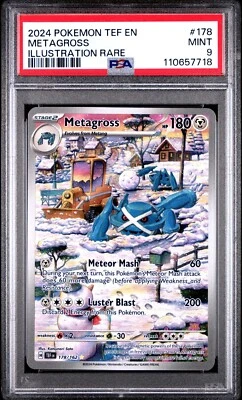 Metagross 178/162 Sv05: Temporal Forces Holo PSA  9 - Image 1 of 2