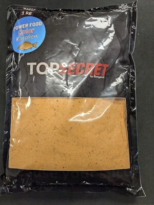 Top Secret Power Food Karpfen Zusatz Futter Lockfutter Karpfen 1kg 2,99€/kg - Bild 1 von 2