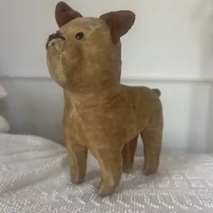 Rare Antique 1910 Steiff Velvet Stuffed Animal Plush Dog Velveteen Vintage Pup - Picture 1 of 12
