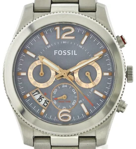 Fossil Dualtime 39mm Unisex- Armbanduhr Ref. ES3880 MOP- Dial Edelstahl Quarz - Bild 1 von 12