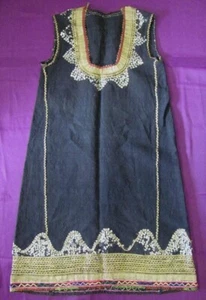 ANTIQUE 19C. LADIES WOMENS TRADITIONAL OUTFIT FOLK ART - Picture 1 of 10