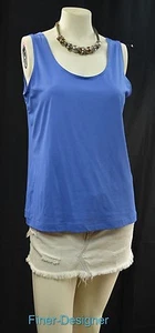 CHICOS slinky matte jersey cami blouse shirt tank top sleeveless Chico 2 M L NEW - Picture 1 of 4