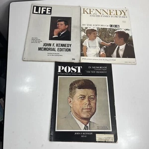 Lot Of 3 POST , LIFE MAGAZINE DECEMBER 14 1963 JOHN F. KENNEDY JFK *Read* - Picture 1 of 6