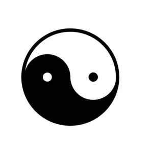 YinYang Yin Yang Asian Zen Decal Sticker for Car Truck SUV - Picture 1 of 2