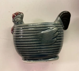 Vintage Ceramic Chicken Gray Toothpick Holder Japan - Picture 1 of 3
