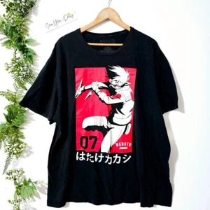 Vintage Y2K Naruto Shippuden schwarz Herren Tshirt Gr. 3XL - TS285.8 - Bild 1 von 6