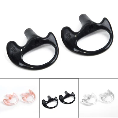 3 Pairs Soft Silicone Ear Bud For Two-Way Radio Covert Acoustic Tube Earpiece AU - Image 1 of 4