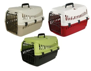 Transportbox 3 Farben Katzen kleine Hunde Katzentransportbox Hundetransportbox - Bild 1 von 4