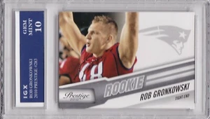 ROB GRONKOWSKI ROOKIE CARD 2010 Prestige GIOCO PERFETTO COME NUOVO 10 Football RC Patriots BUCS!! - Foto 1 di 1