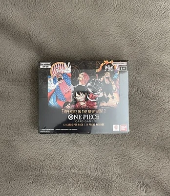 One Piece OP-09 Emperors in the New World Booster Box - Sealed English - Image 1 of 2