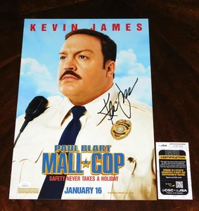KEVIN JAMES SIGNED PAUL BLART MALL COP 12X18 MOVIE POSTER JSA COA!!! - Picture 1 of 1