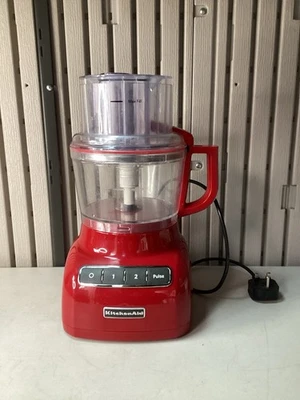 KitchenAid Food Processor Empire Red 5KFP0925BER - With 1 x Disc Slicer - Used. - Image 1 of 4