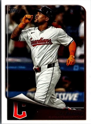 2025 Topps Flagship Collection Jose Ramirez Cleveland Guardians #9 - Image 1 of 2