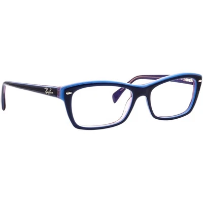 Ray-Ban Eyeglasses RB 5255 5776 Dark Blue on Violet Butterfly Frame 53[]16 135 - image 1 of 4