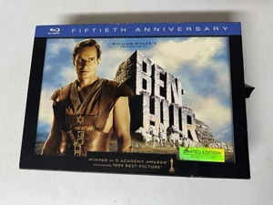 Ben-Hur 50th Anniversary Ultimate Blu-ray Limited Collector's Edition 3 Disc Box - Picture 1 of 11