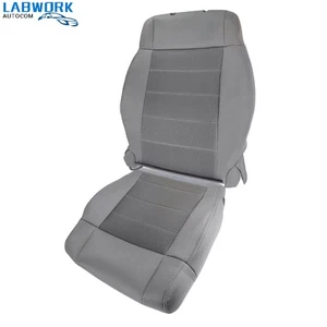 Front Left Driver Seat Cushion & Backrest Covers Gray For Jeep Wrangler 2007-12 - Picture 1 of 24