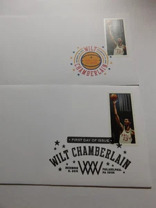 USPS #4950 Wilt Chamberlain First Day of Issue 2 verschiedene Briefumschläge 2014 - Bild 1 von 1