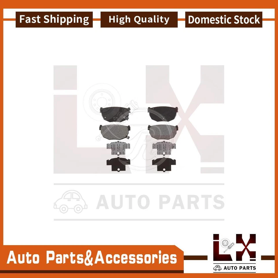 Juego de pastillas de freno traseras Raybestos de 1 pieza para Nissan 200SX 1984 1985 1986 1987 1988 Foto 1 de 1